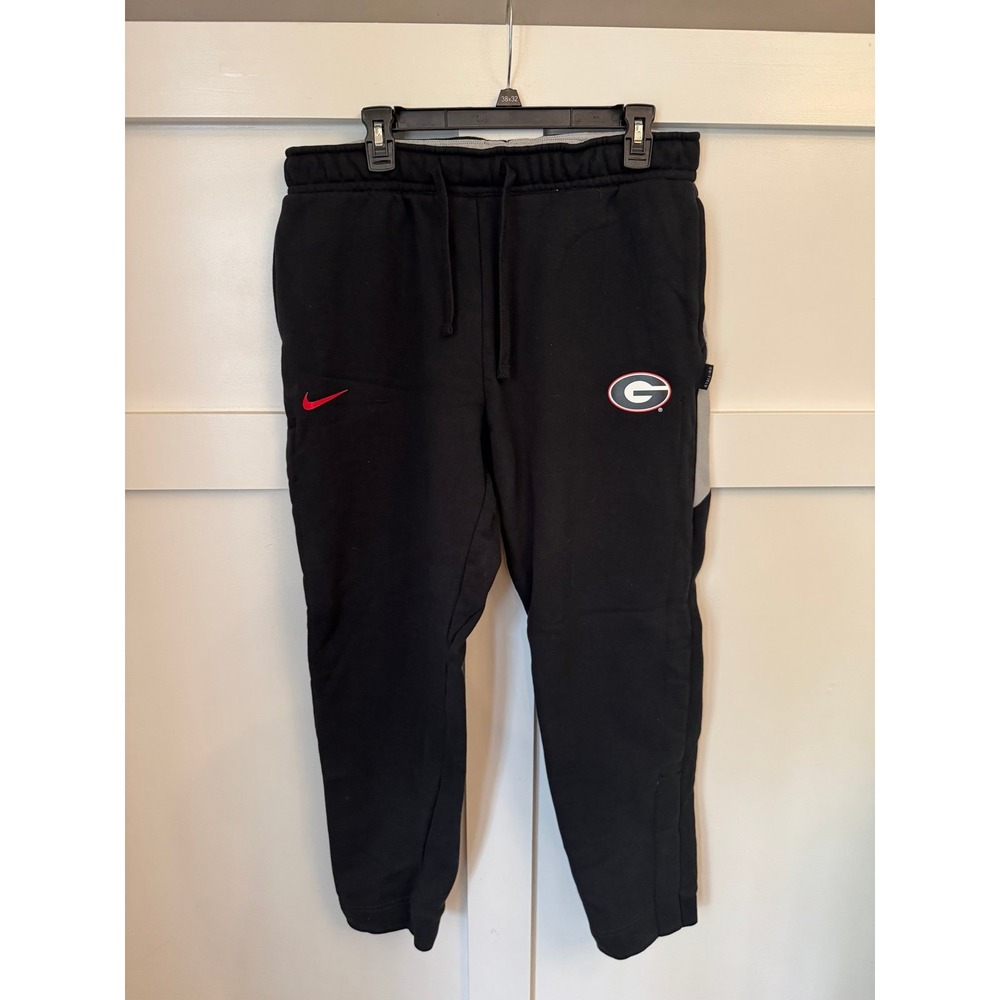 Nike Georgia Bulldog UGA black jogger sweatpants size XL